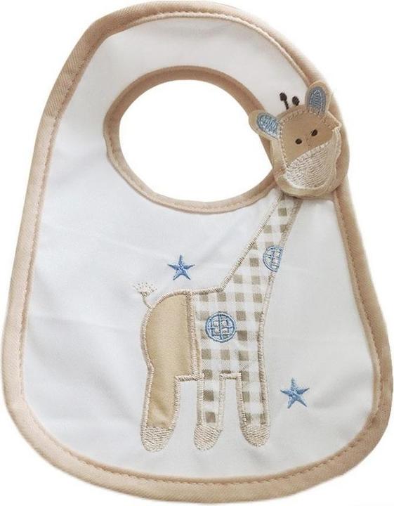 Interbaby Confezione Da 2 Bavaglini In Bambù 20x30 Cm, Modello Elfi Della Polvere Blu, Morbidi E Assorbenti Con Velcro - 2
