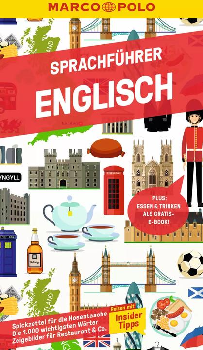 Image du produit Sprachführer Englisch (Allemand, Anglais, Éditions Marco Polo, 2023)