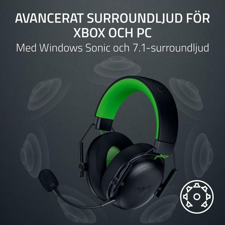 Immagine prodotto Razer BlackShark V3 X Hyperspeed for Xbox - Black (Cablato, Senza fili)