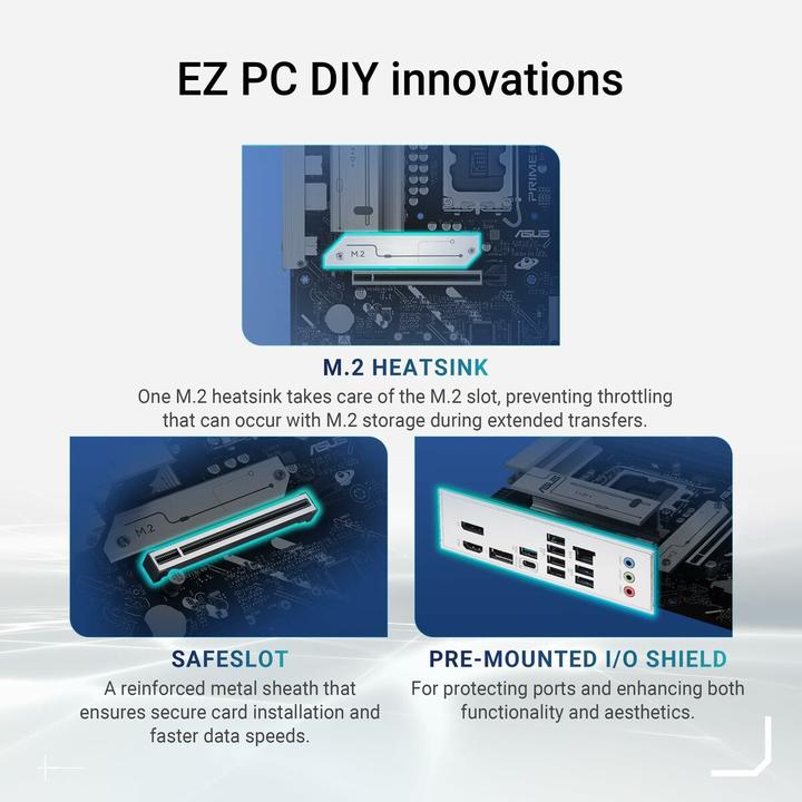 Image du produit ASUS PRIME B860M-A-CSM (LGA 1851, Intel B860, mATX)