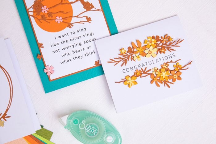 Actual product image Sizzix Thinlits punching template "Woodland Borders"