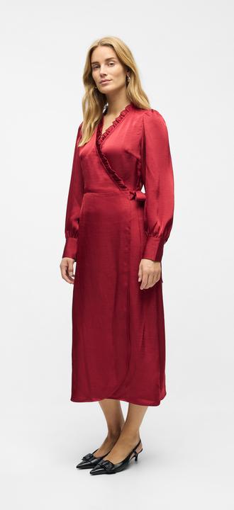 Image du produit Object Maxi-Länge Kleid mit V-Ausschnitt (36)