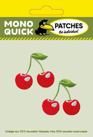 Produktbild Mono Quick Applikationen - Teens and Jeans - aufbügelbar Kirschen Set u. aufkleben (2 x)