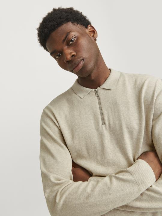 Produktbild Jack & Jones Jjeemil Knit Polo Half Zip Ls Noos (XXL)