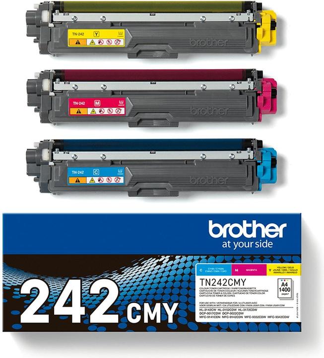 Produktbild Brother TN-242 3er-Pack (C, M, Y)