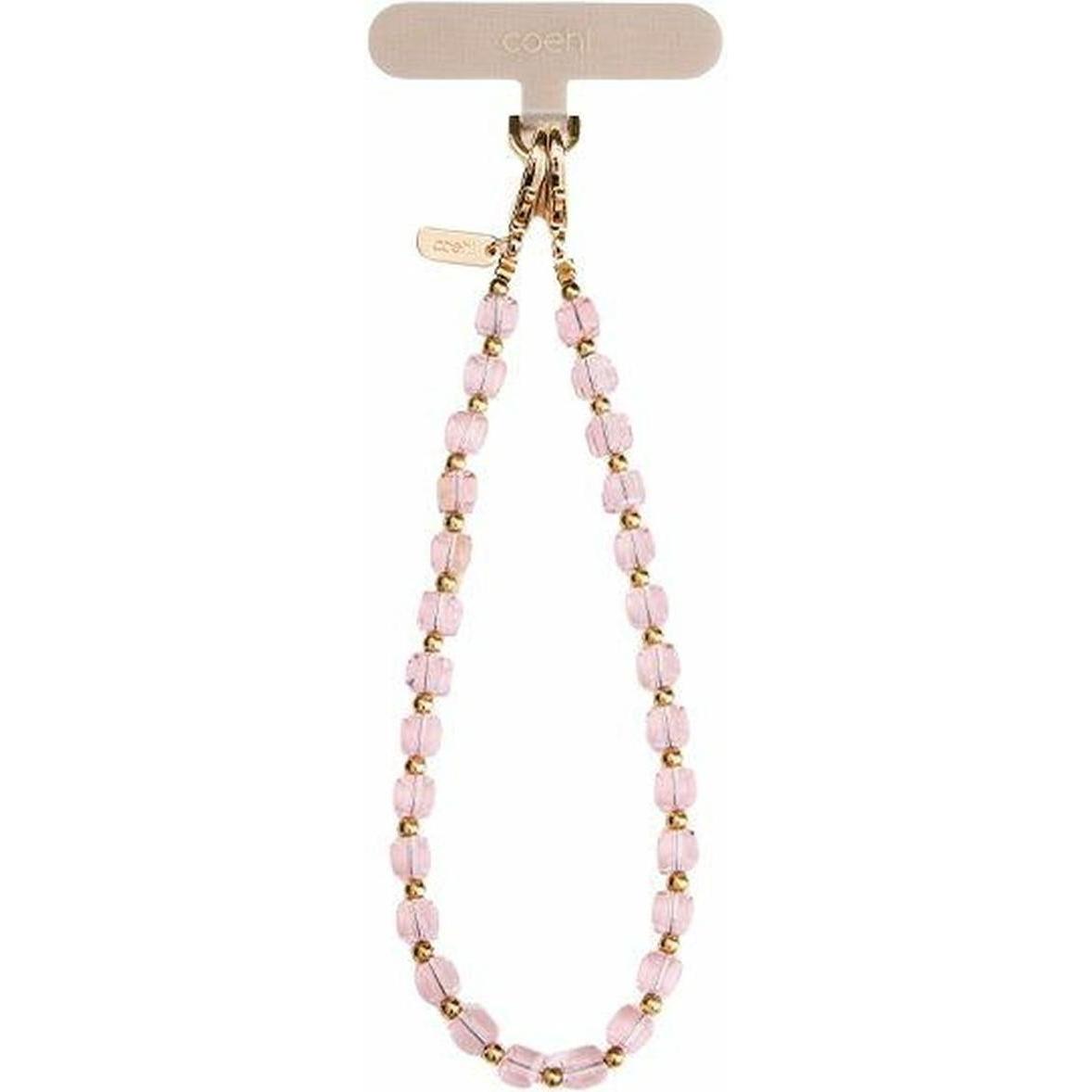 Uniq Coehl Candy Gem Handstrap uniwersalny sznurek do telefonu na rękę różowy/pink candy, Cordino per smartphone, Rosa