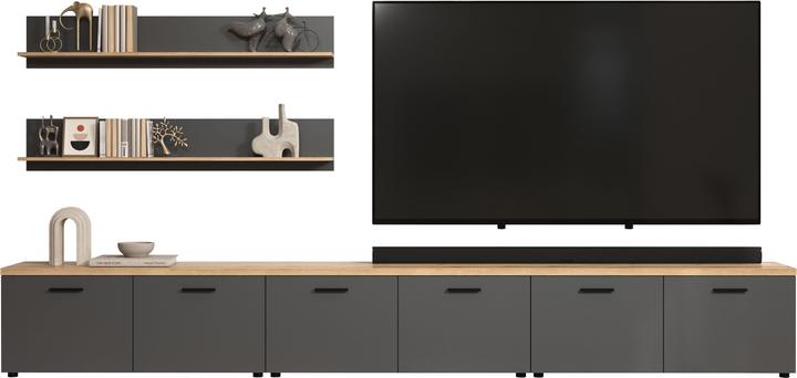 Anthrazit, Coast Evoke Oak, Schwarz