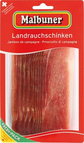 Produktbild Malbuner Aufschnitt Landrauchschinken 80 g (80 g)