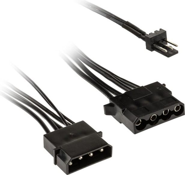 Kolink Fan adapter cable 3-pin to 2x 4-pin Molex