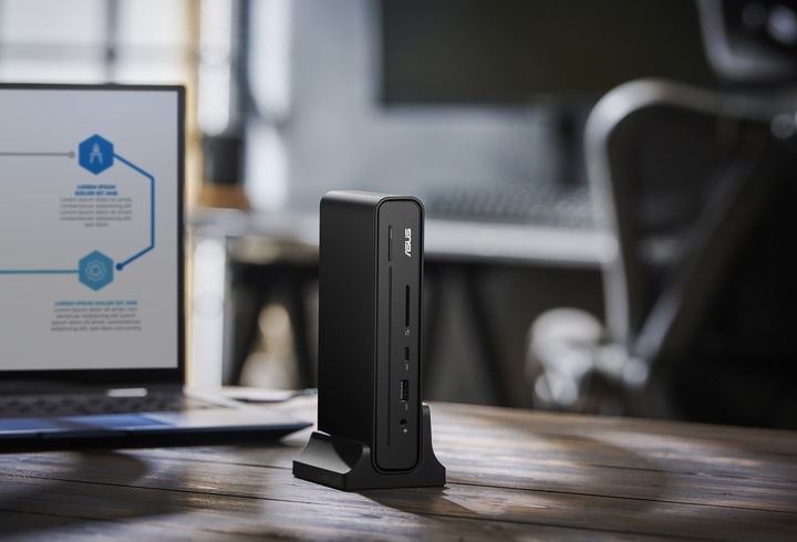 Actual product image ASUS DC300 - Docking station - USB-C - HDMI DP USB-C - 1GbE - 150 Watt (USB-C, 1 Ports)