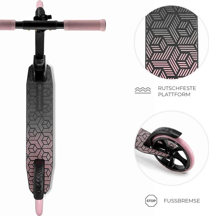 Actual product image KinderKraft scooter FREELY pink
