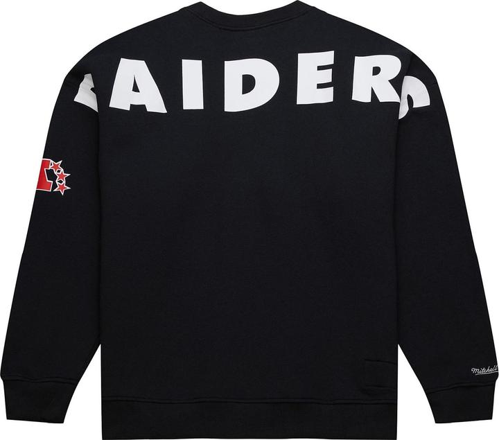Produktbild Mitchell & Ness BACKPRINT Pullover Oakland Raiders - L (L)