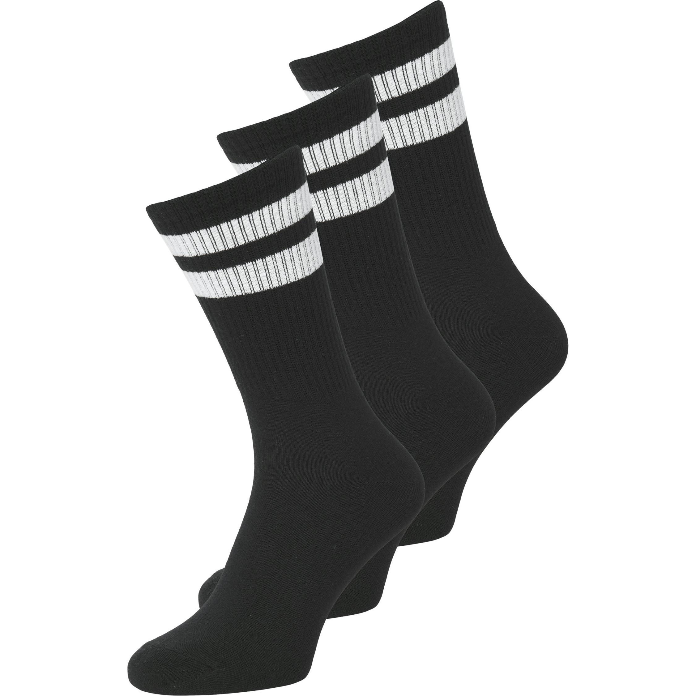 Jack & Jones, Herren, Socken, Jactravis Tennis Sock 3 Pack Noos, Schwarz, (3er Pack, One Size)