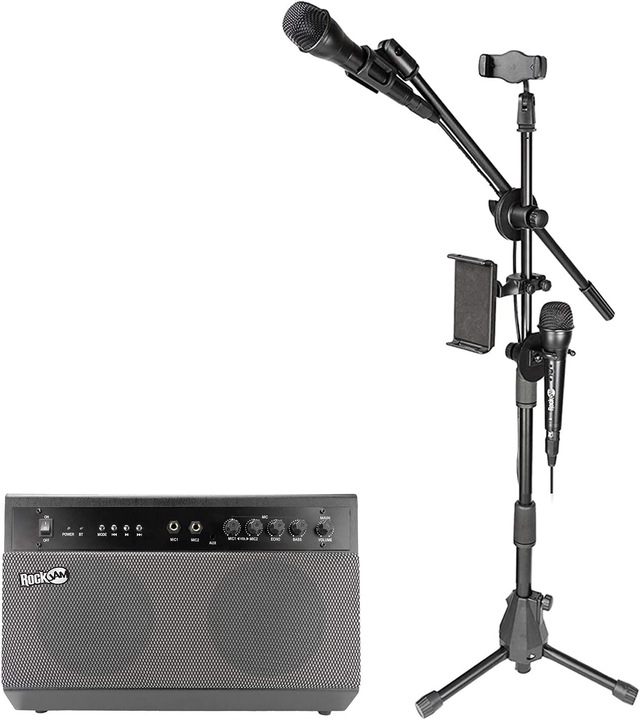 Actual product image PDT RockJam Superkit Karaoke Machine Blk