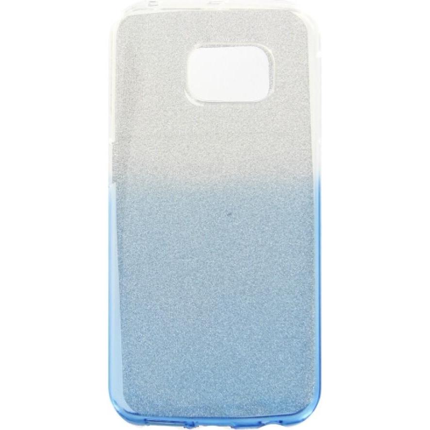 OEM TPU Case Shine für Samsung Galaxy S6 Edge blau (Samsung Galaxy S6 Edge), Smartphone Hülle