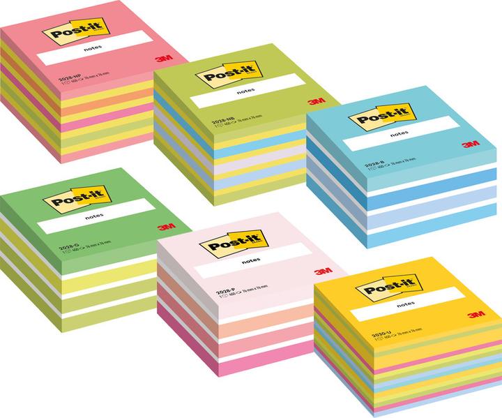 Actual product image Post-it Notes cubes (76 x 76 mm)