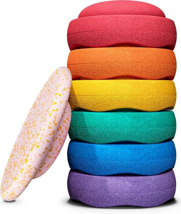 Stapelstein ® Original Spring Special Rainbow Set classic