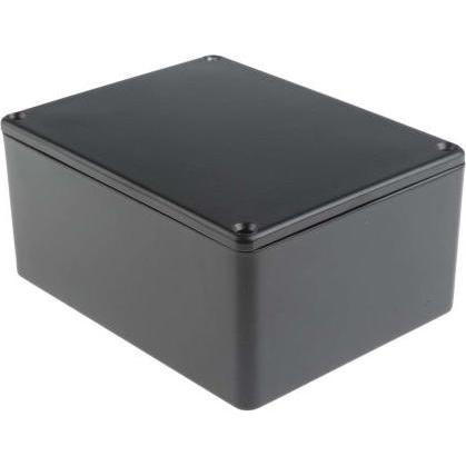 Rs Pro Gehäuse Aluminium 114x89x55mm schwarz (Gehäuse), Elektronikzubehör + Gehäuse, Schwarz