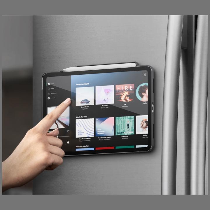 Produktbild Uniq Case Rovus Snapmount Magnetic 360 Rotating Detachable for iPad Air 13" M2/M3 (2024/2025) gray (Apple iPad Air 13 2024, Apple iPad Air 13 2025)