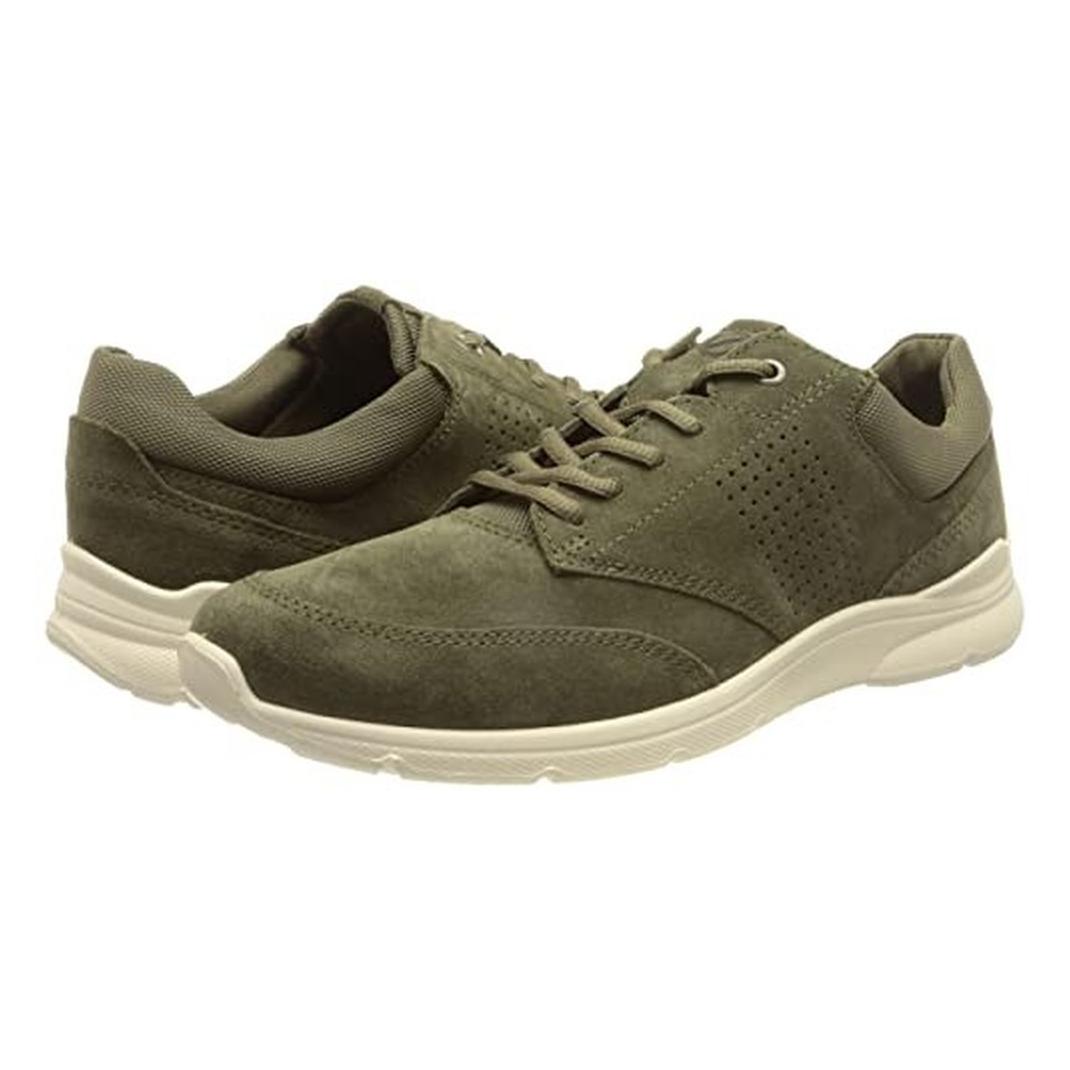 Ecco, Mannen, Sneakers, Irving Veterschoenen - Groen - Maat 41, Groen, (41)