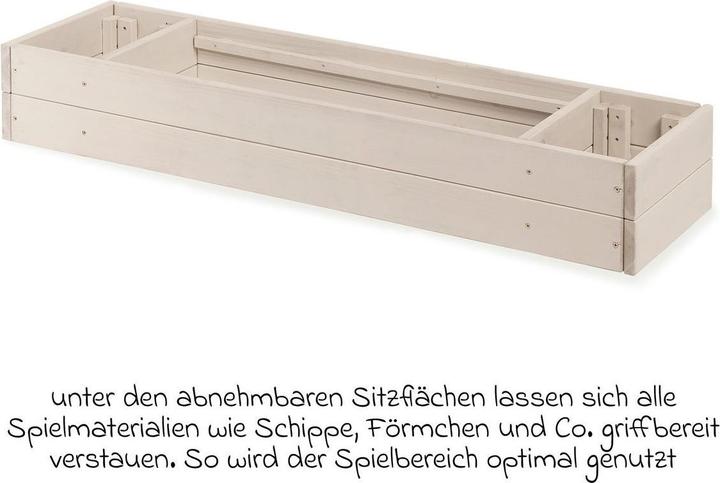 Image du produit Pinolino Sandkasten „Hedda”, beige/natur