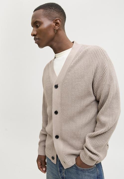 Image du produit Jack & Jones Einfarbig Strickjacke Strickjacke (XL)