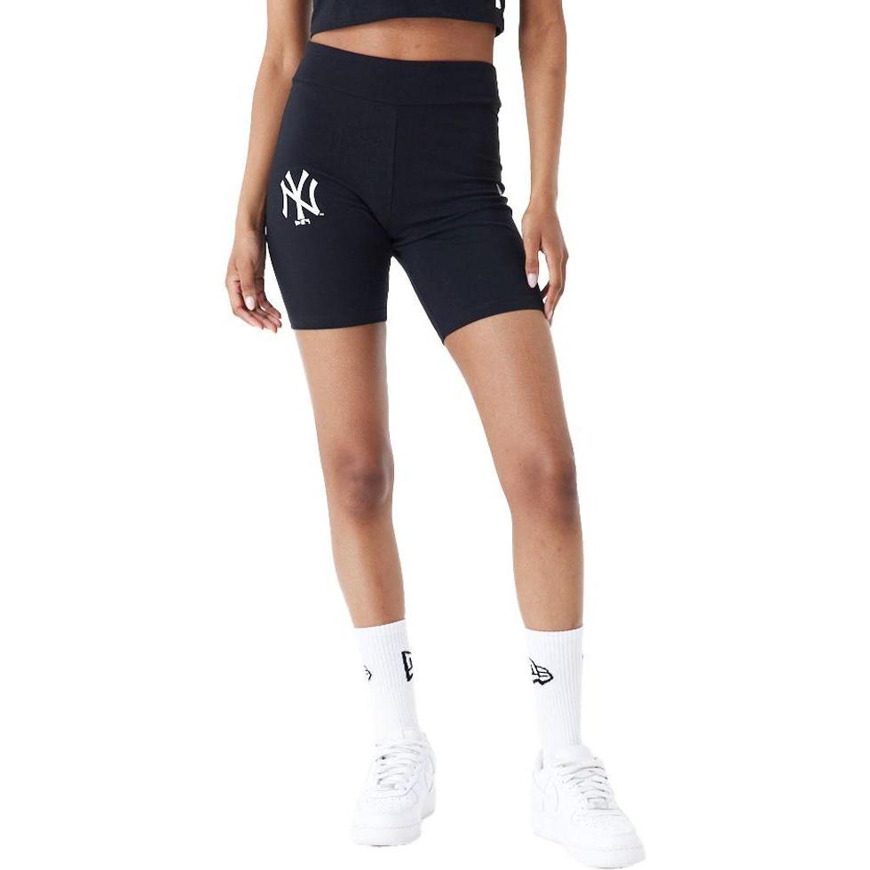 New Era, Damen, Shorts, Ladies Cycling Shorts New York Yankees schwarz - XS, Schwarz, (XS)