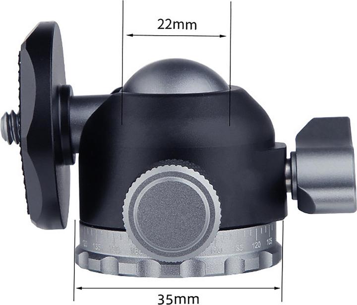 Actual product image Patona Ball head (Spherical head)