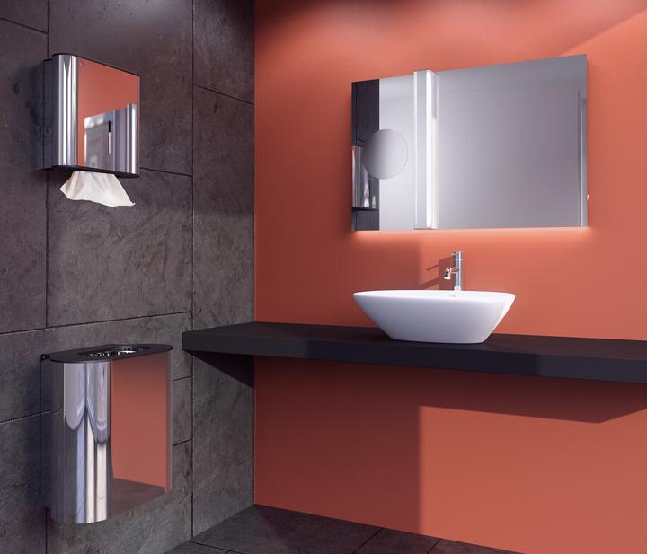 Immagine prodotto Emco Distributore di asciugamani di carta SYSTEM 2 con serratura cromata