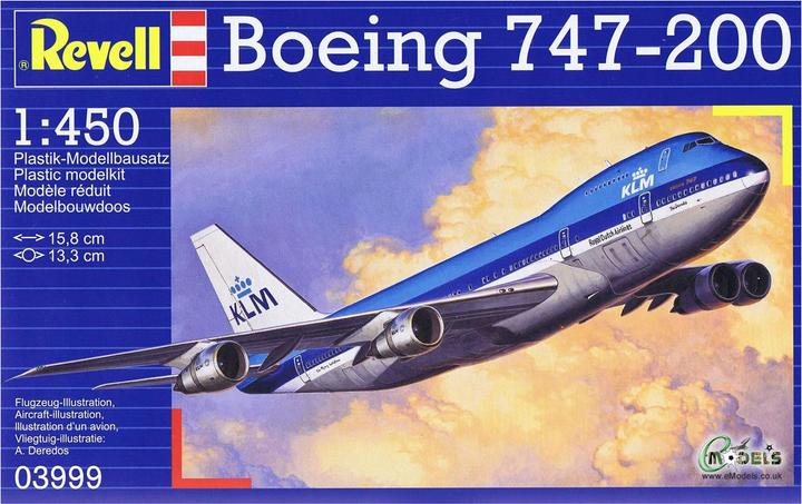 Actual product image Revell Boeing 747-200