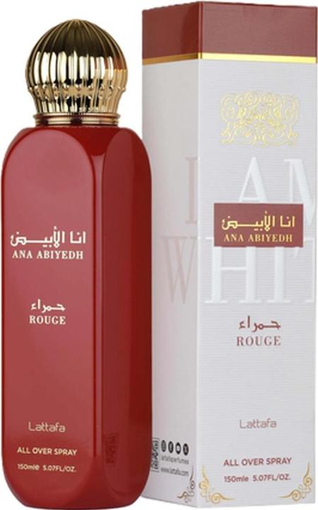 Immagine prodotto Lattafa Perfumes Lattafa All Over Spray Ana Abiyedh Rouge Unisex 150 Ml (Eau de parfum, 150 ml)