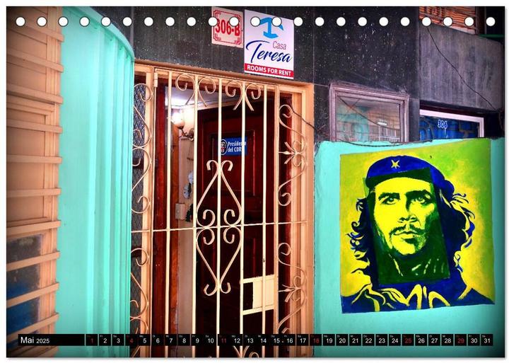 Image du produit CHE - Ernesto Che Guevara in Kuba (Tischkalender 2025 DIN A5 quer), Monatskalender (A5)