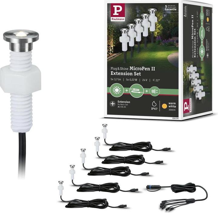 Actual product image Paulmann Plug & Shine MicroPen II (IP65)