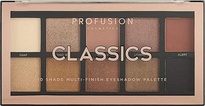Profusion Cosmetics 10 Color Eyeshadow Palette Classics
