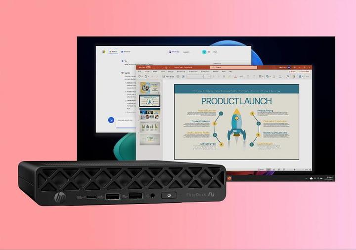 Produktbild HP ELITEDESK 8 MINI G1A AMD RYZEN AI 7 350 16GO DDR5 512GO SSD W11P 1-1-1 WTY AX+BT (512 GB, 16 GB, AMD Ryzen AI 7 350)