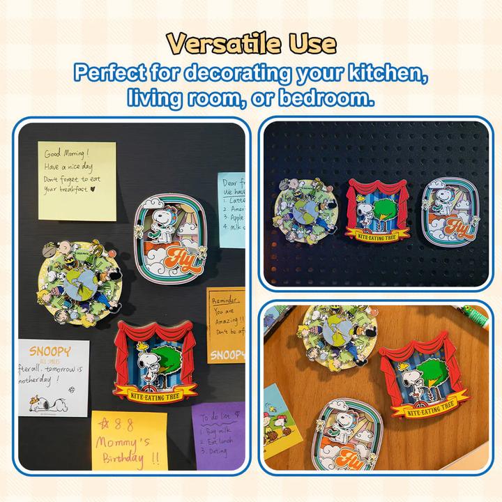 Productafbeelding Pantasy Die Peanuts Puremind Magnet Around the World (15x)