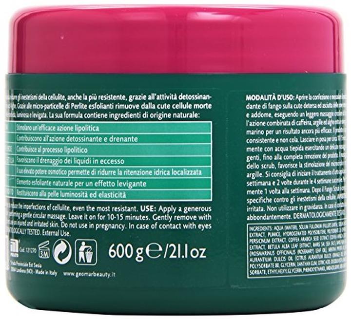 Nutritional values and ingredients Geomar Mud Scrub (500 ml)
