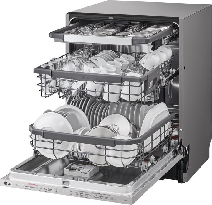 Immagine prodotto LG QuadWash DB365TXS Lavastoviglie a scomparsa totale Classe B 14 coperti Vapore Wi-Fi