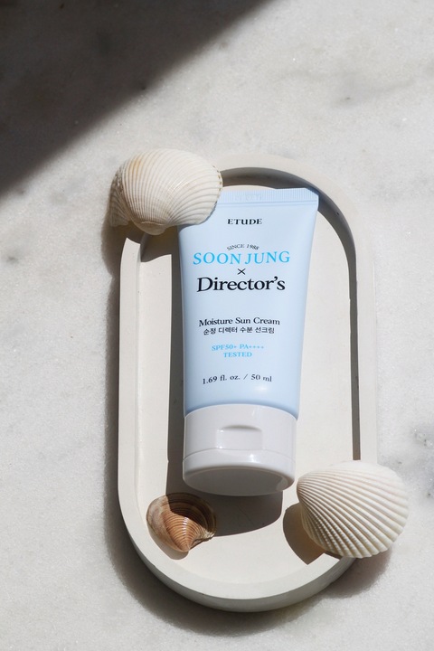 Actual product image Etude House Soonjung Directors Moisture Sun Cream SPF50+ PA++++ (Suntan cream, SPF 50+, 50 ml)