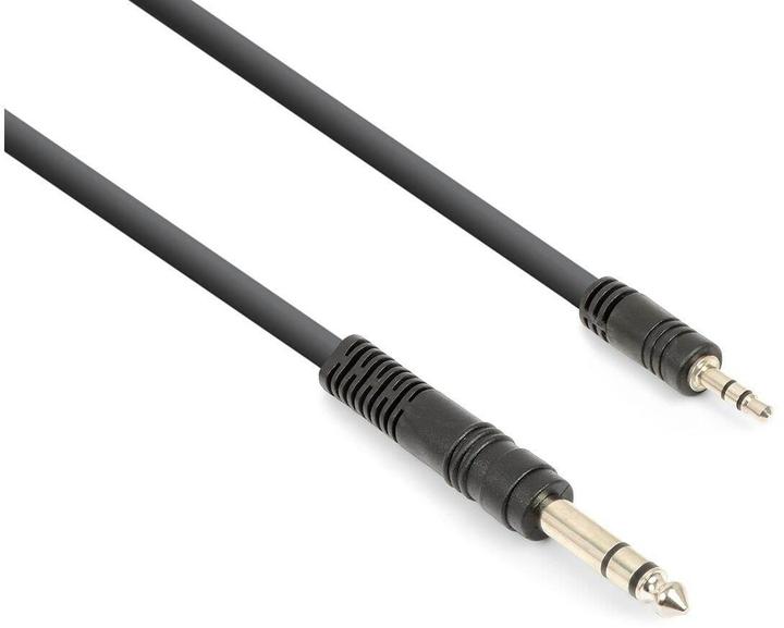 Vonyx CX330-1 jack 3,5 mm - jack 6,3 mm 1,5 m (1.50 m, Jack 6,3 mm, Connettore da 3,5 mm (AUX))