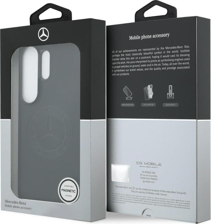 Actual product image Mercedes Case Vintage Logo MagSafe for Samsung Galaxy S26 Ultra black (Samsung Galaxy S26 Ultra)