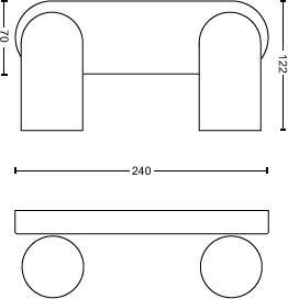 Immagine prodotto Philips myLiving 5058230PN Faretto di illuminazione di superficie GU10 LED (GU10)
