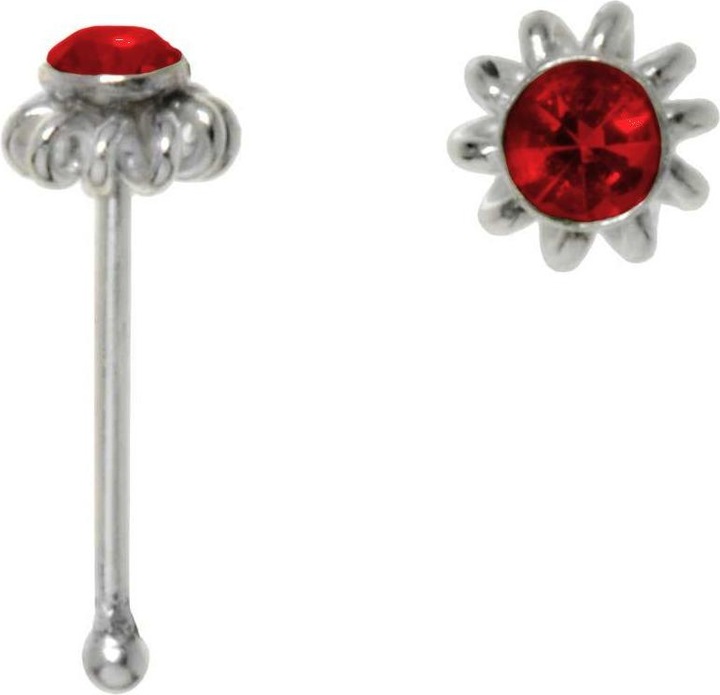 Actual product image Bijouteria Nose piercing (Silver 925, Crystal)