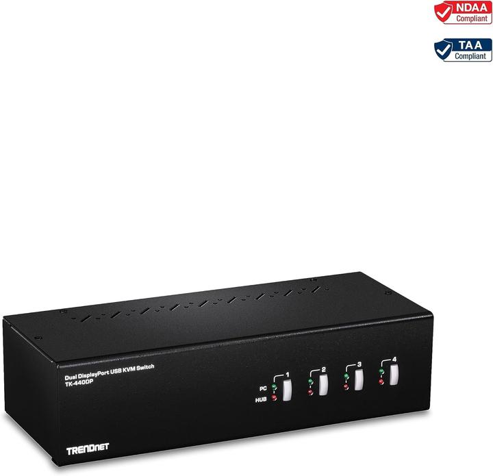 Produktbild Trendnet TK 440DP KVM-/Audio-/USB-Switch