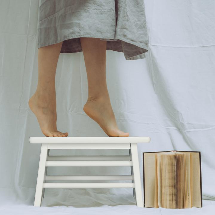 Actual product image Relaxdays Footstool