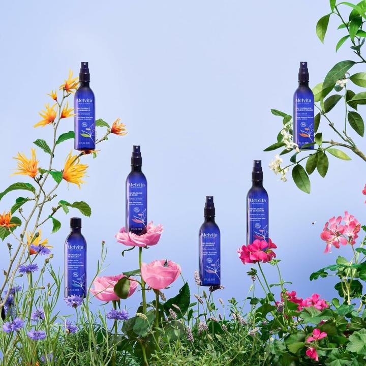 Image du produit Melvita Eau florale de bleuet (Lingettes nettoyantes pour le visage, 200 ml)