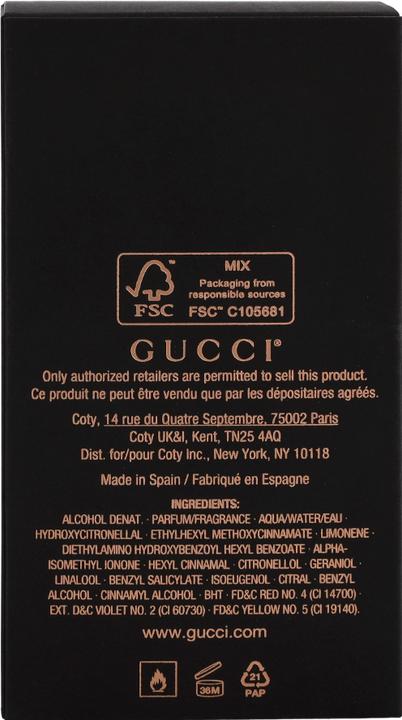Actual product image Gucci Eau de Toilette (re) (Eau de toilette, 50 ml)