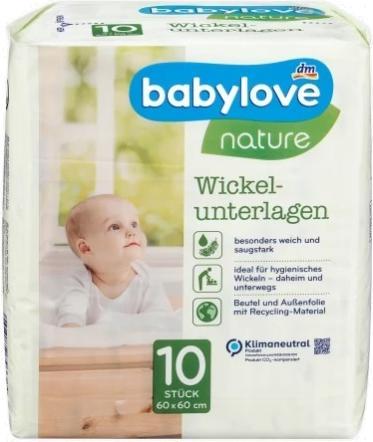 Produktbild dm babylove Wickelunterlagen