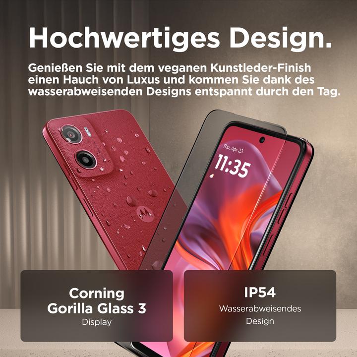 Produktbild Motorola Moto G05 (64 GB, Plum Red, 6.67", Dual SIM, 4G)
