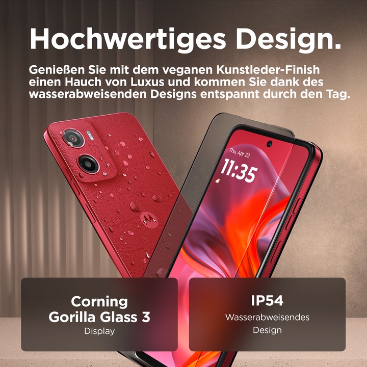 Immagine prodotto Motorola Moto G05 (64 GB, Rosso prugna, 6.67", Doppia SIM, 50 Mpx, 4G)